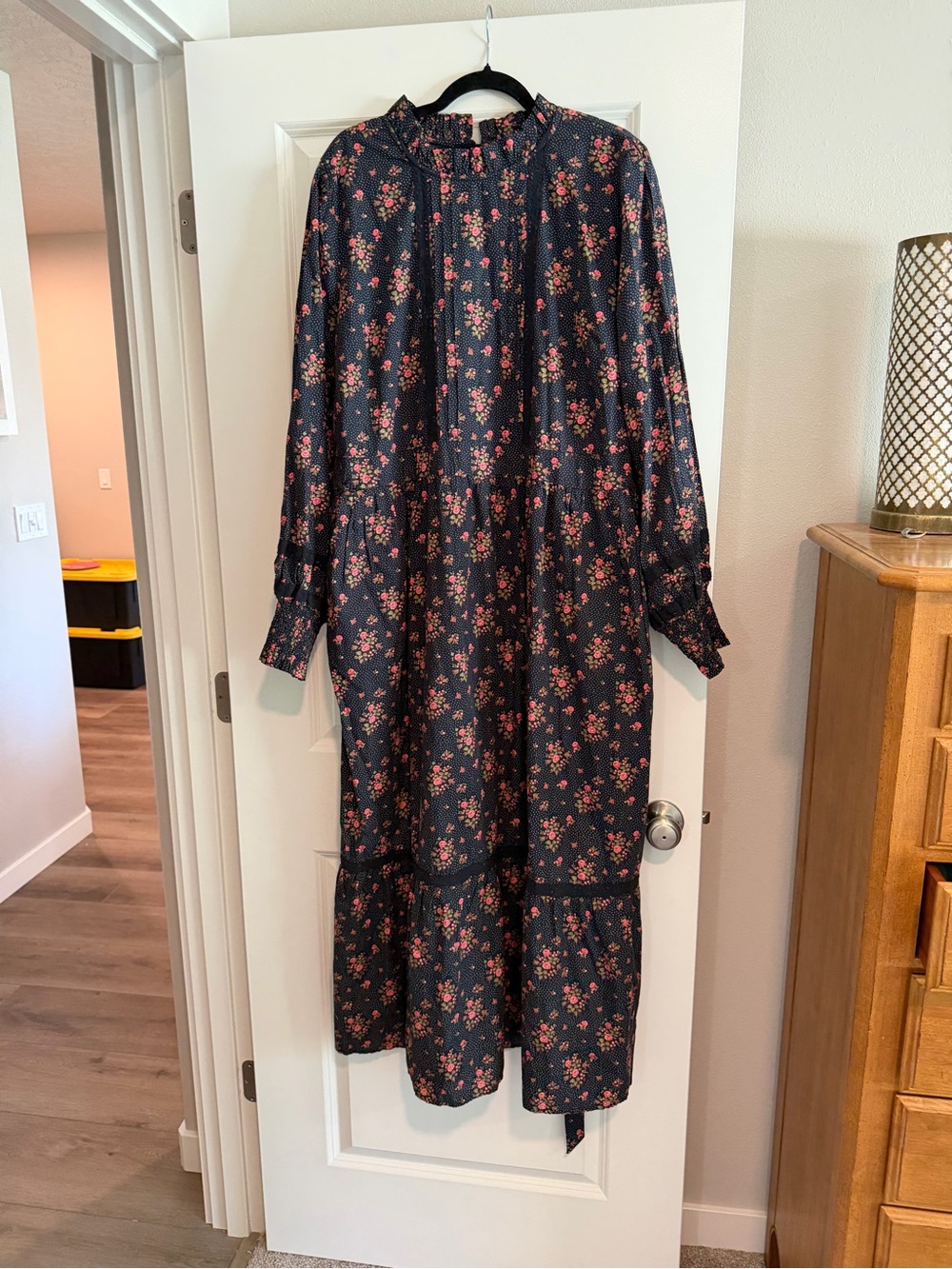 Avalon Claudia Floral Print High Neck Prairie Dress from the Laura Ashley x Joan - Picture 3 of 5